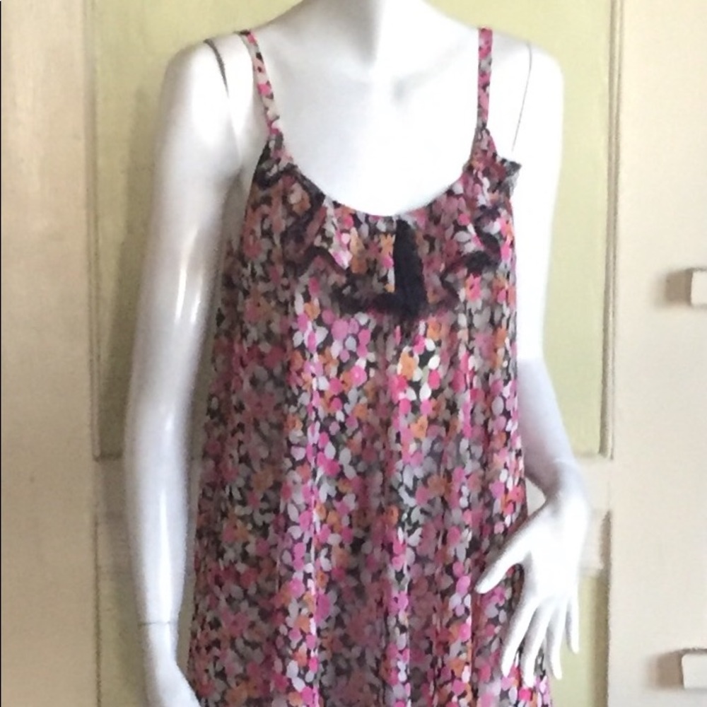 Oscar de la Renta pink label floral dress